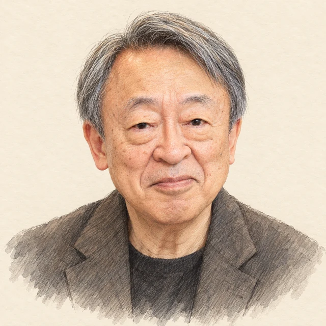 池上 彰さんのAI生成イラスト