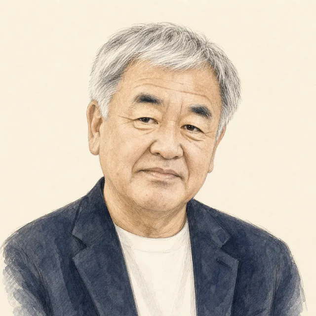 隈 研吾さんのAI生成イラスト