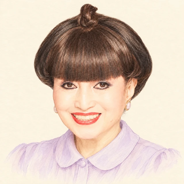 黒柳 徹子さんのAI生成イラスト